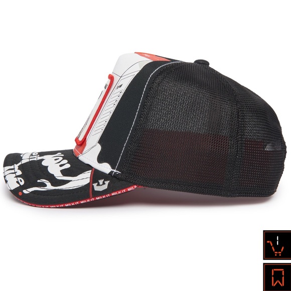 ⭐️NIB Limited Edition Goorin Brothers “Drained” Cow Trucker Hat - Picture 5 of 8